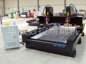 哈尔滨松北区双头立体多功能石材雕刻机HW-1325-2Z